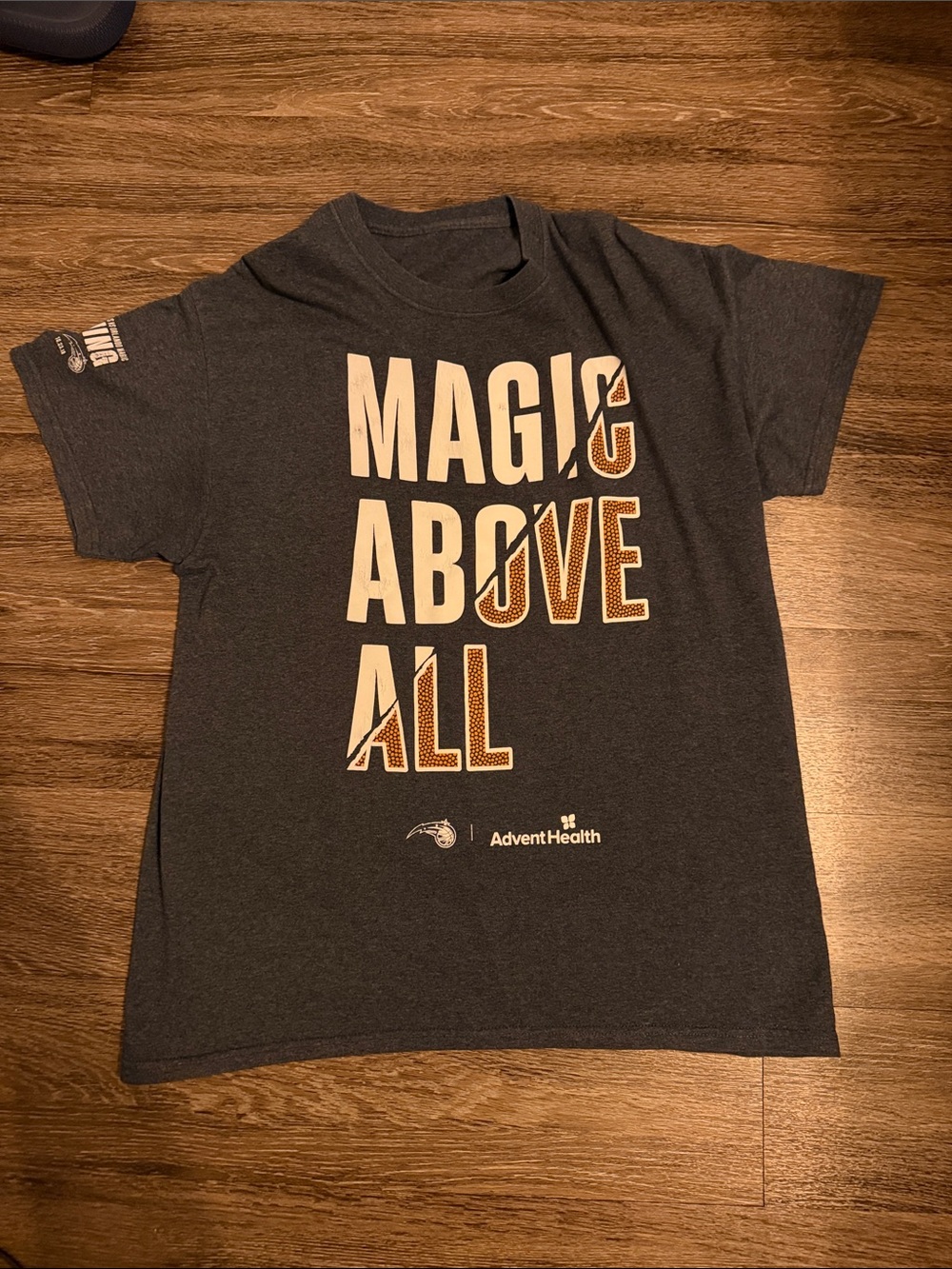 Magic Above All Charcoal Graphic Short Sleeve Tee